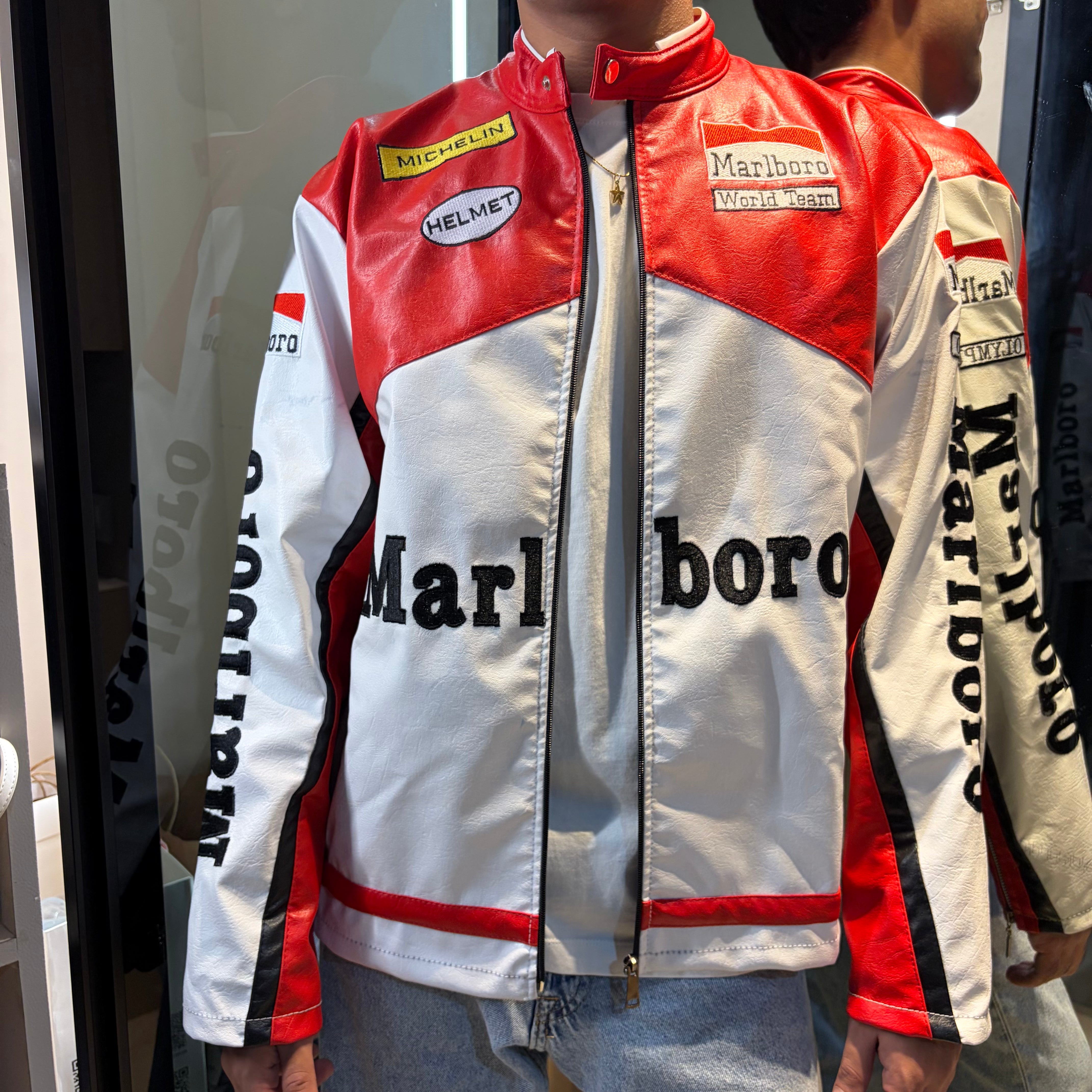 ジャケット・アウター 00s archive white leather jacket IMG_5928.heic?v=1761680820