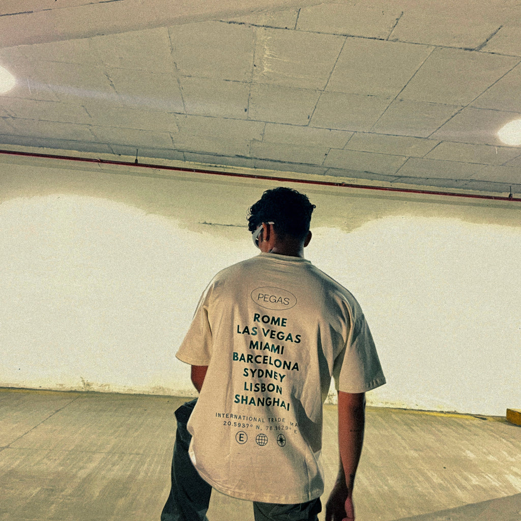 Around The World Oversized Tee