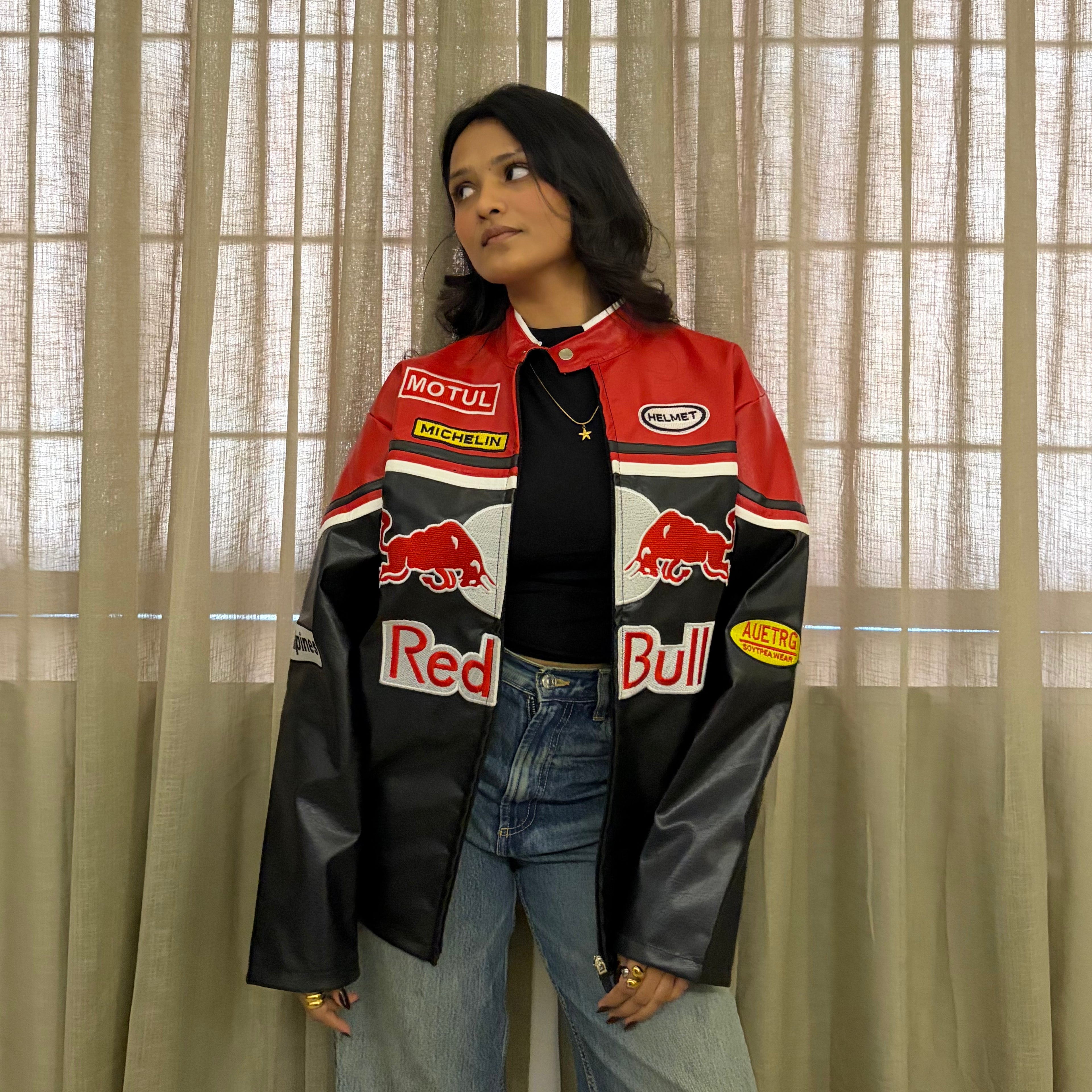 Red-Bull Leather Jacket