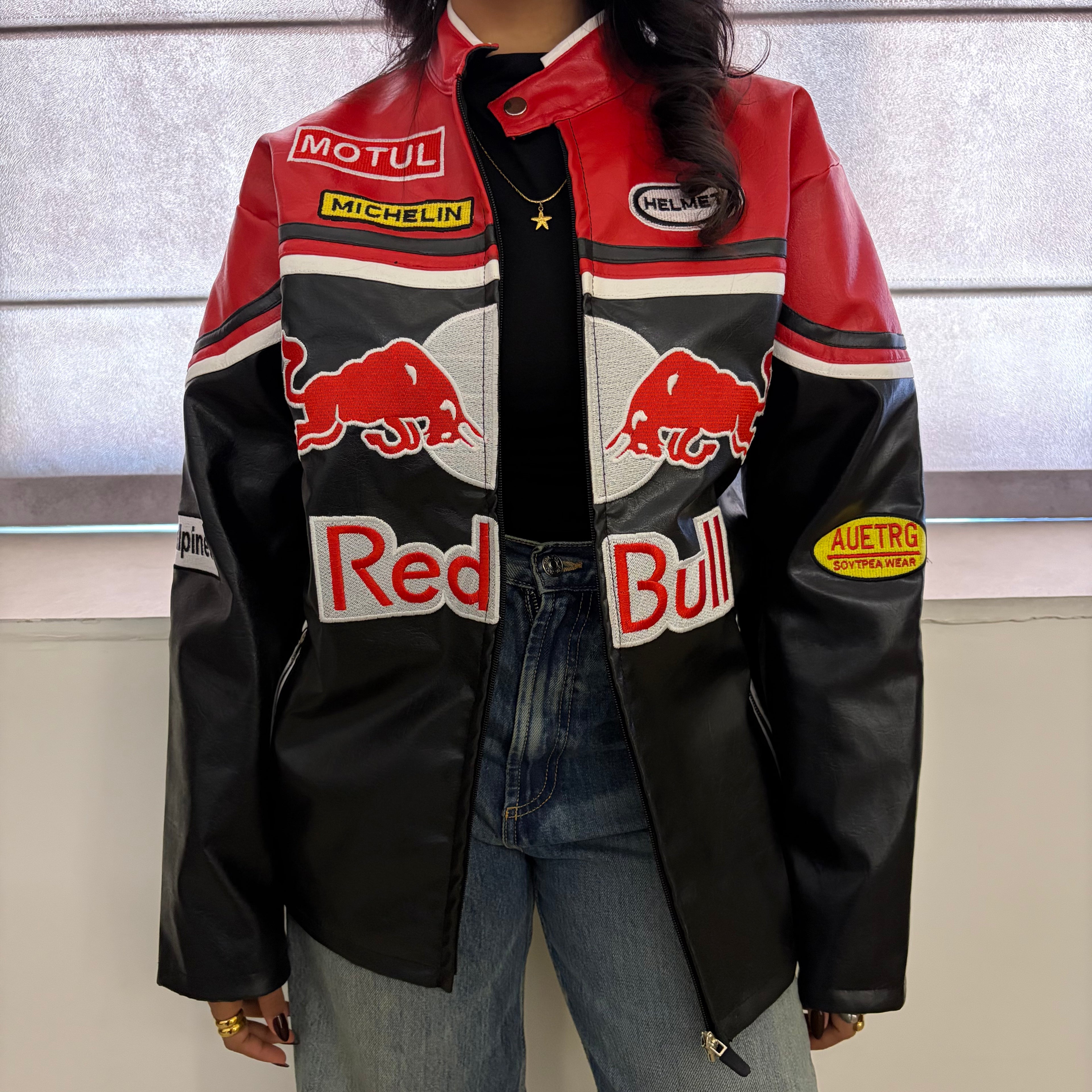 Red-Bull Leather Jacket