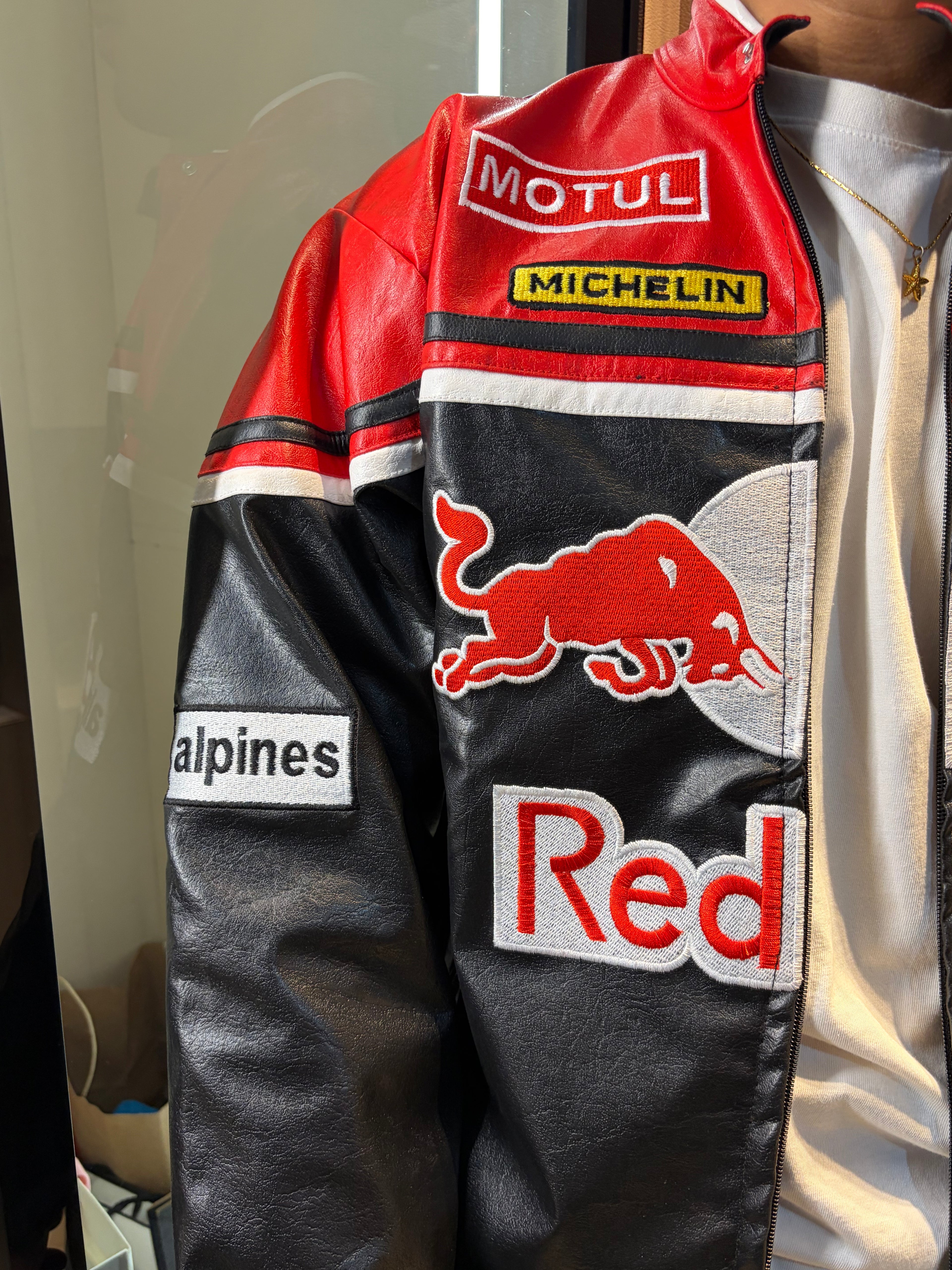 Red-Bull Leather Jacket