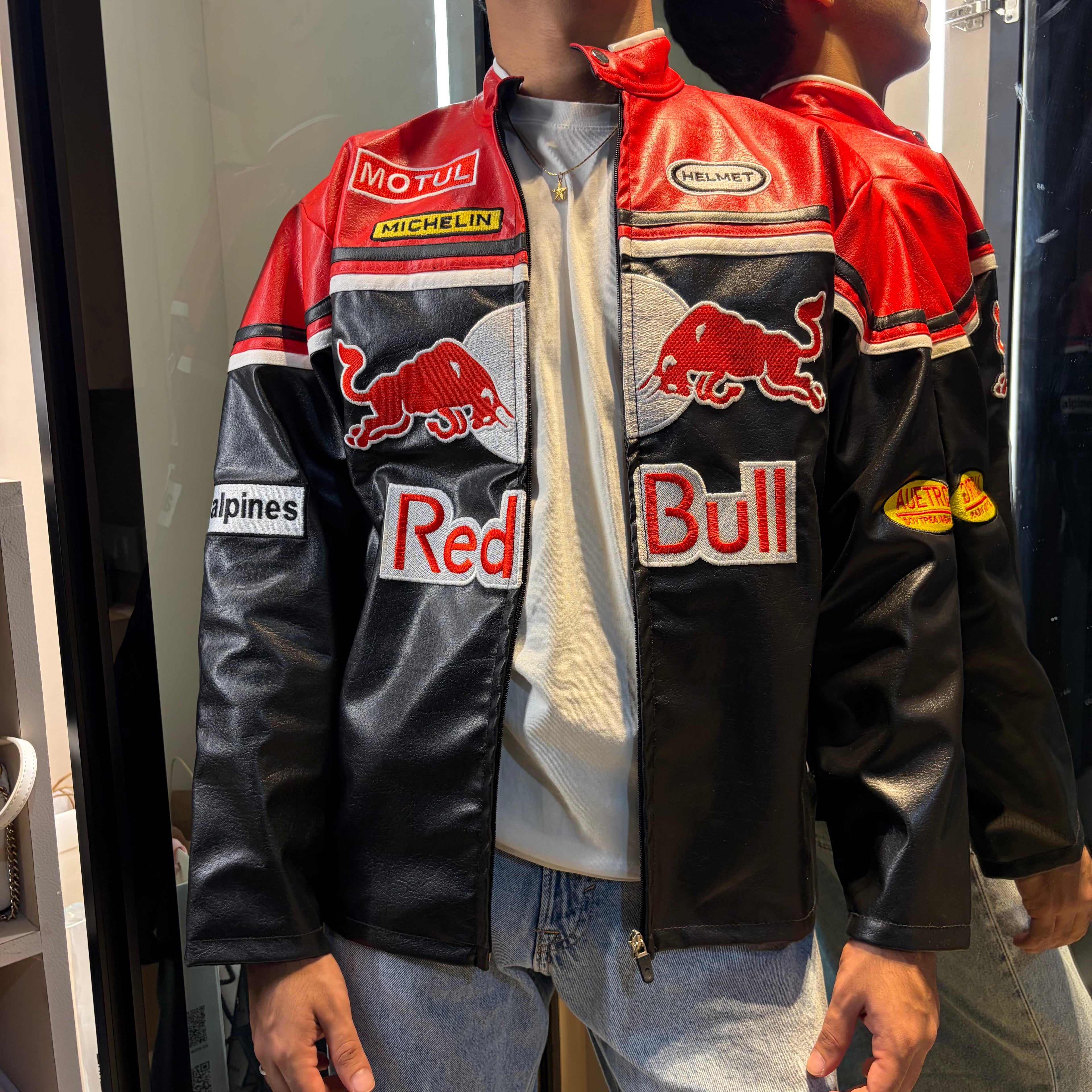 Red-Bull Leather Jacket