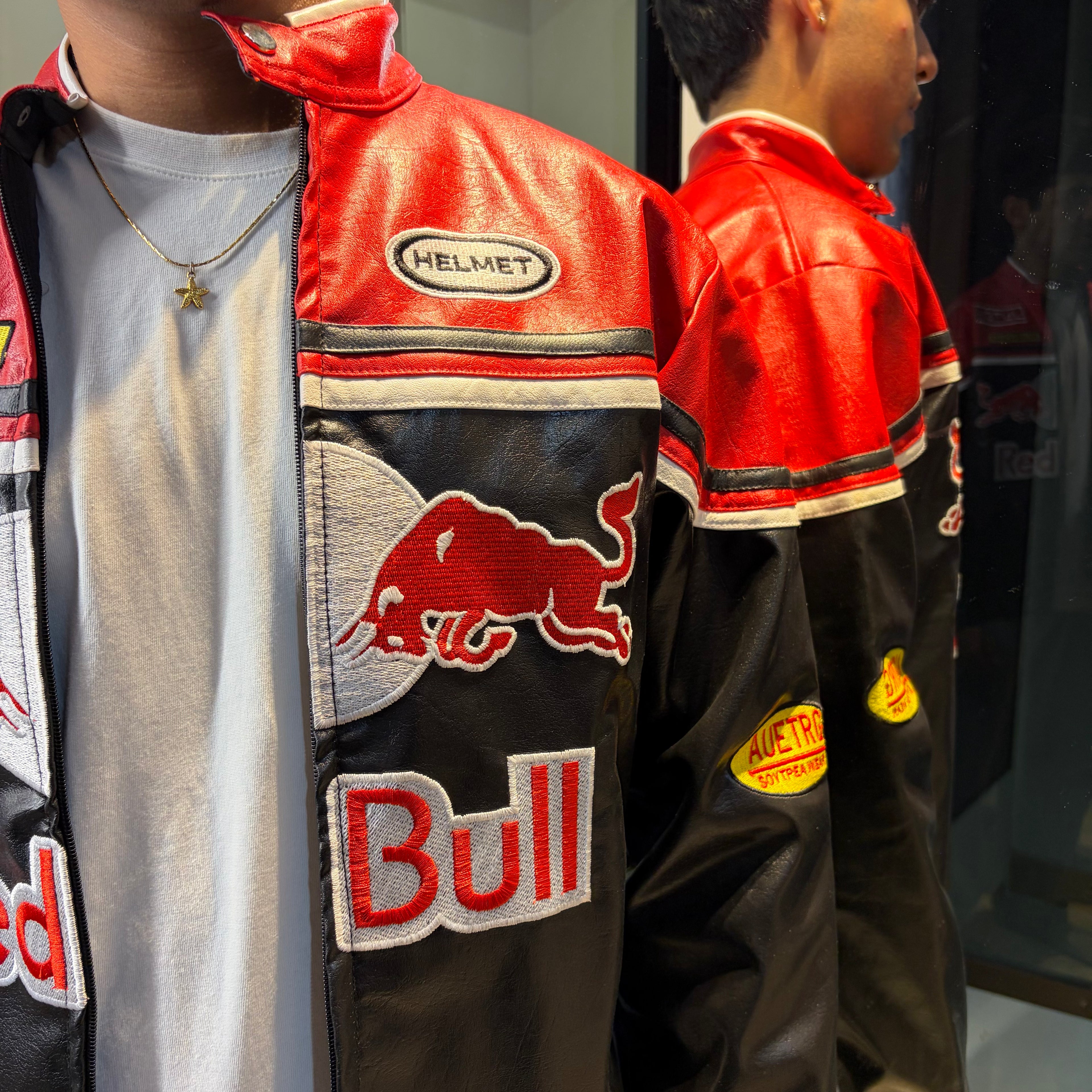 Red-Bull Leather Jacket