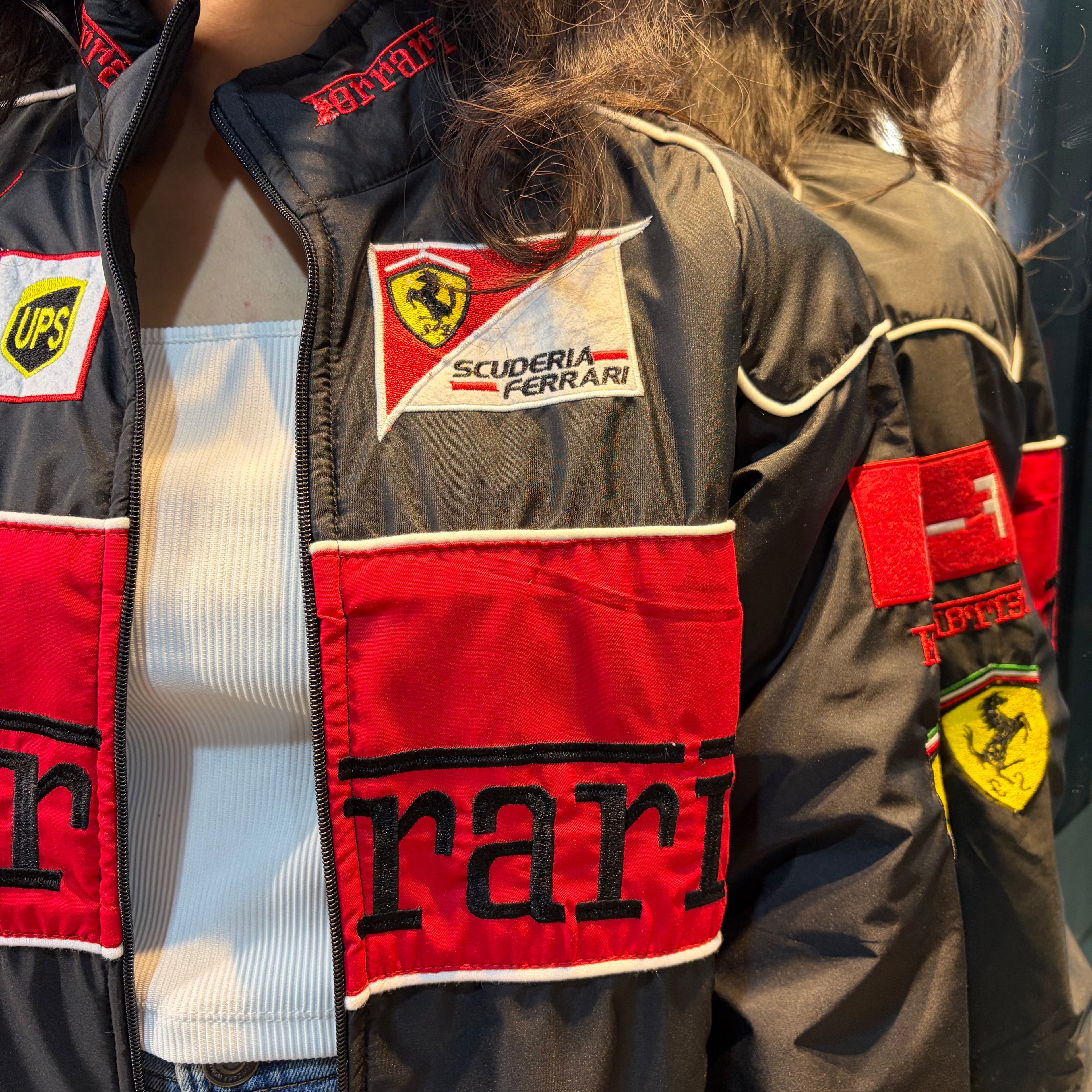 Ferrari Parachute Jacket (Embroidered)