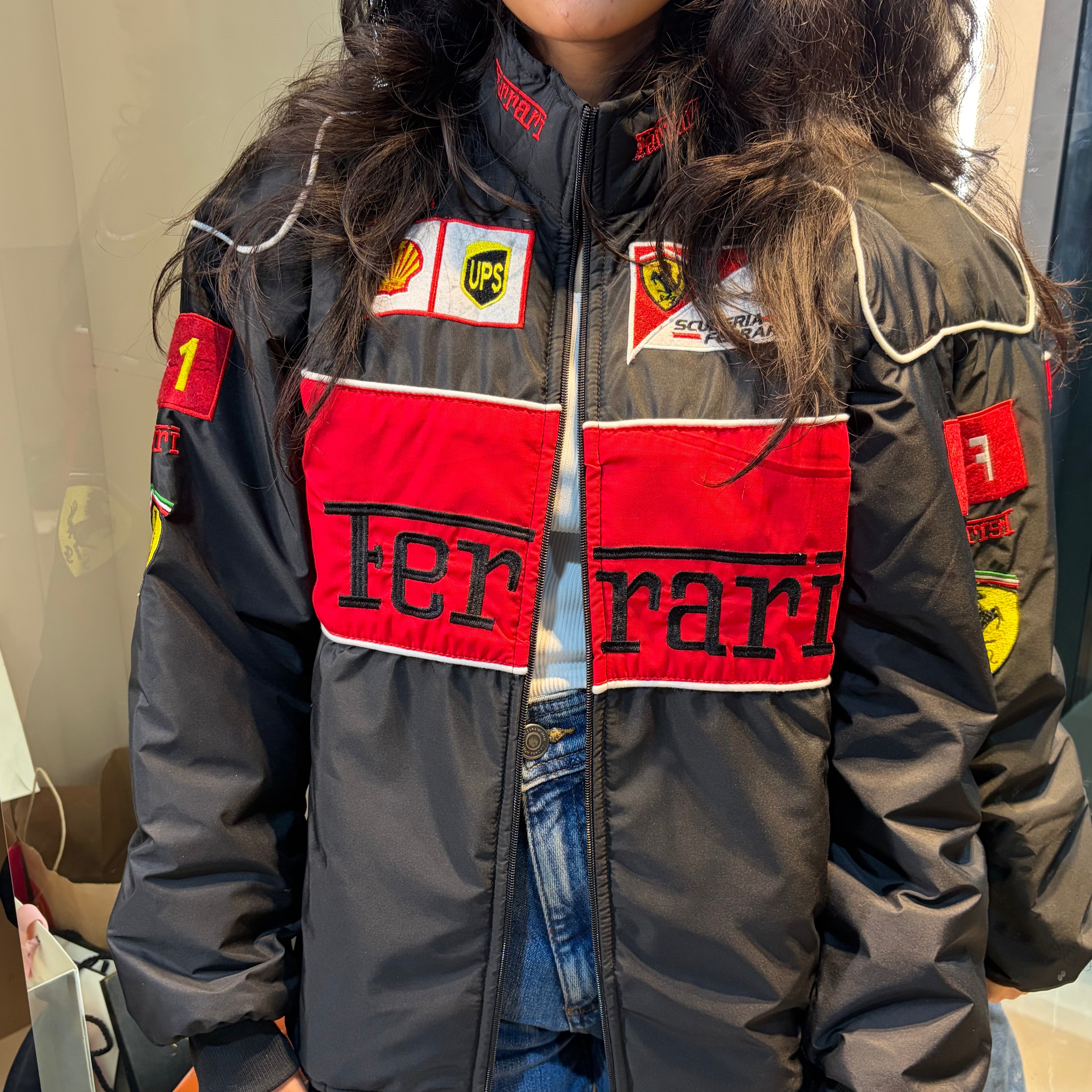 Ferrari Parachute Jacket (Embroidered)
