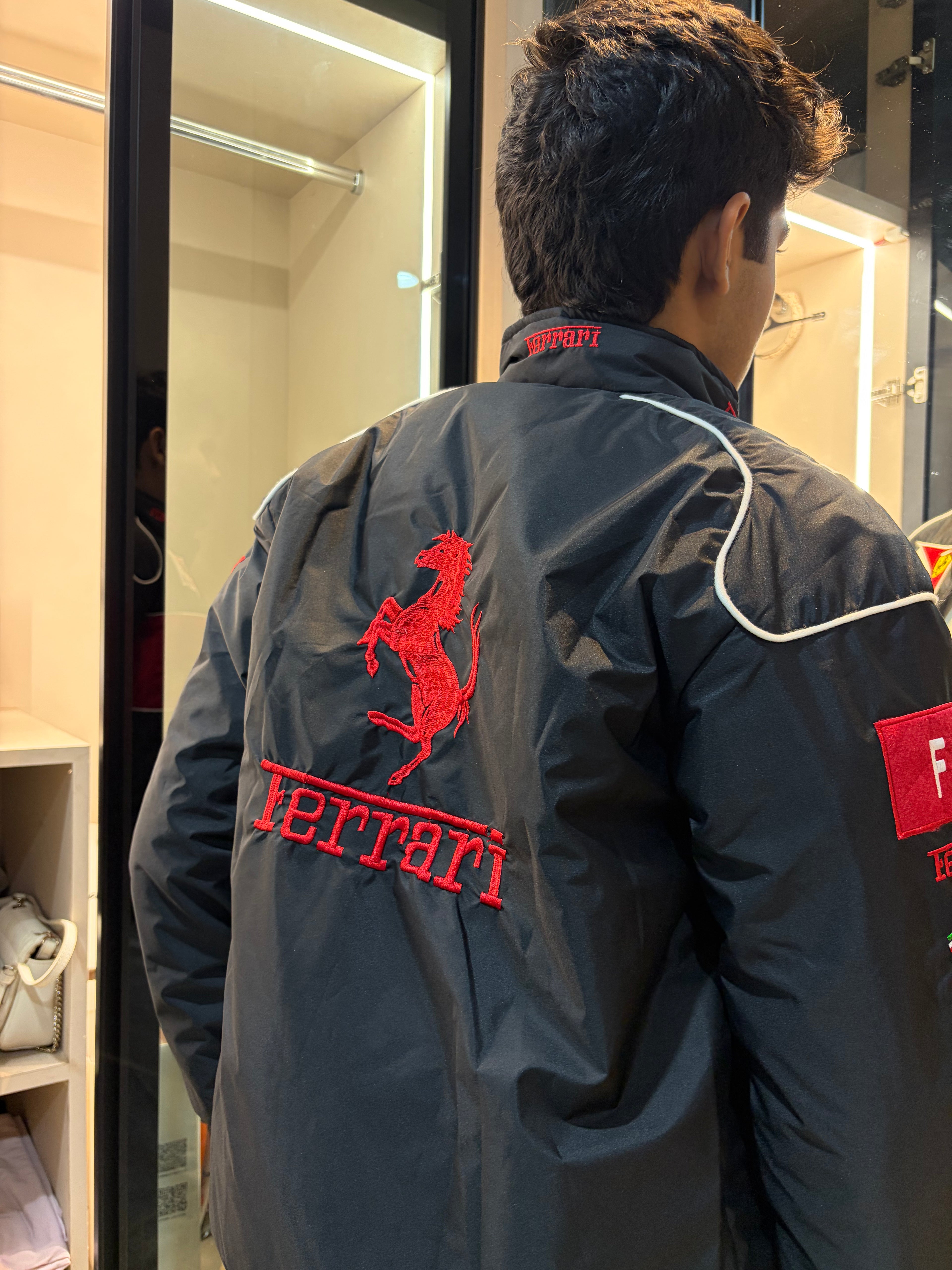 Ferrari Parachute Jacket (Embroidered)
