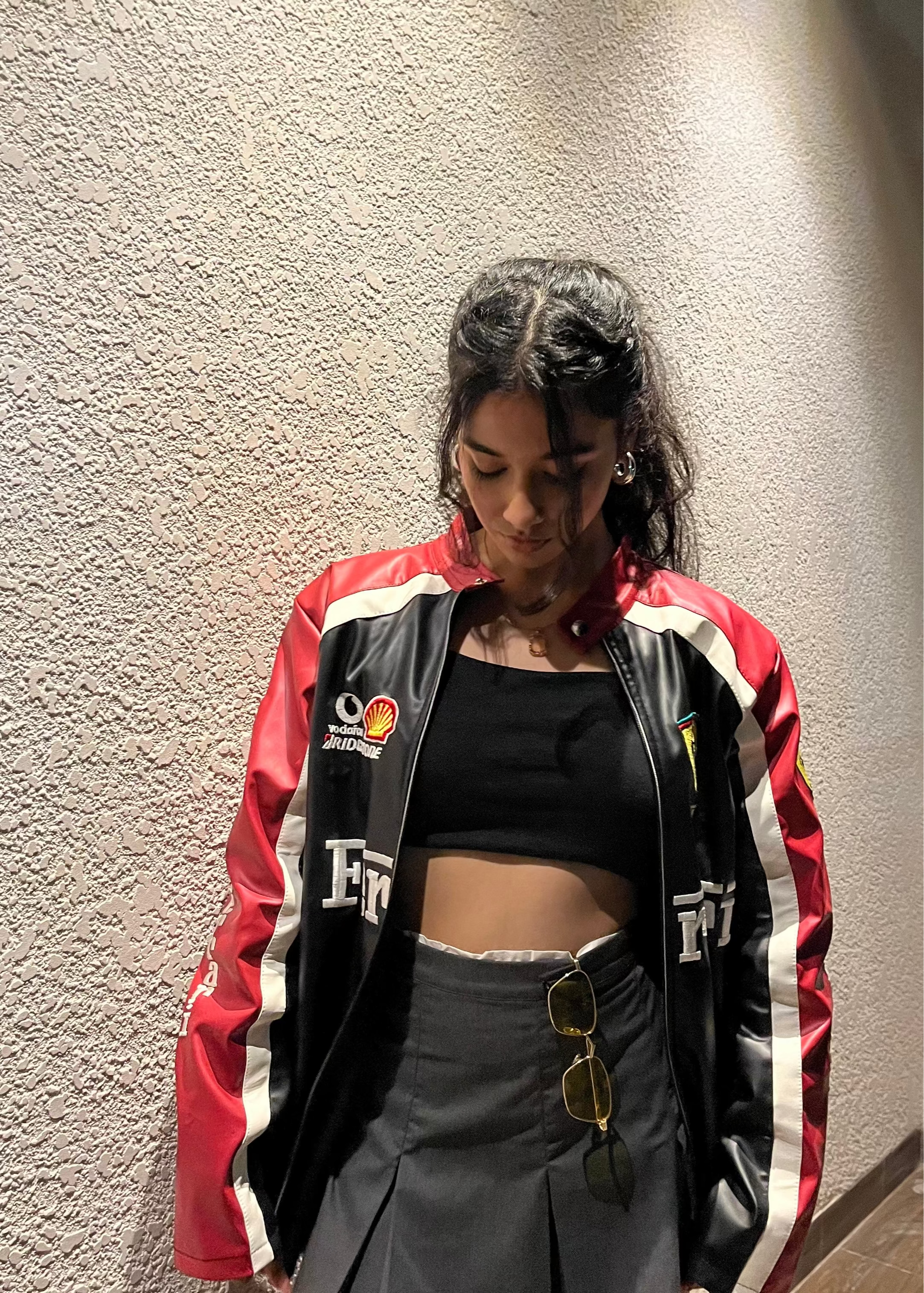 Red Ferrari Leather Jacket