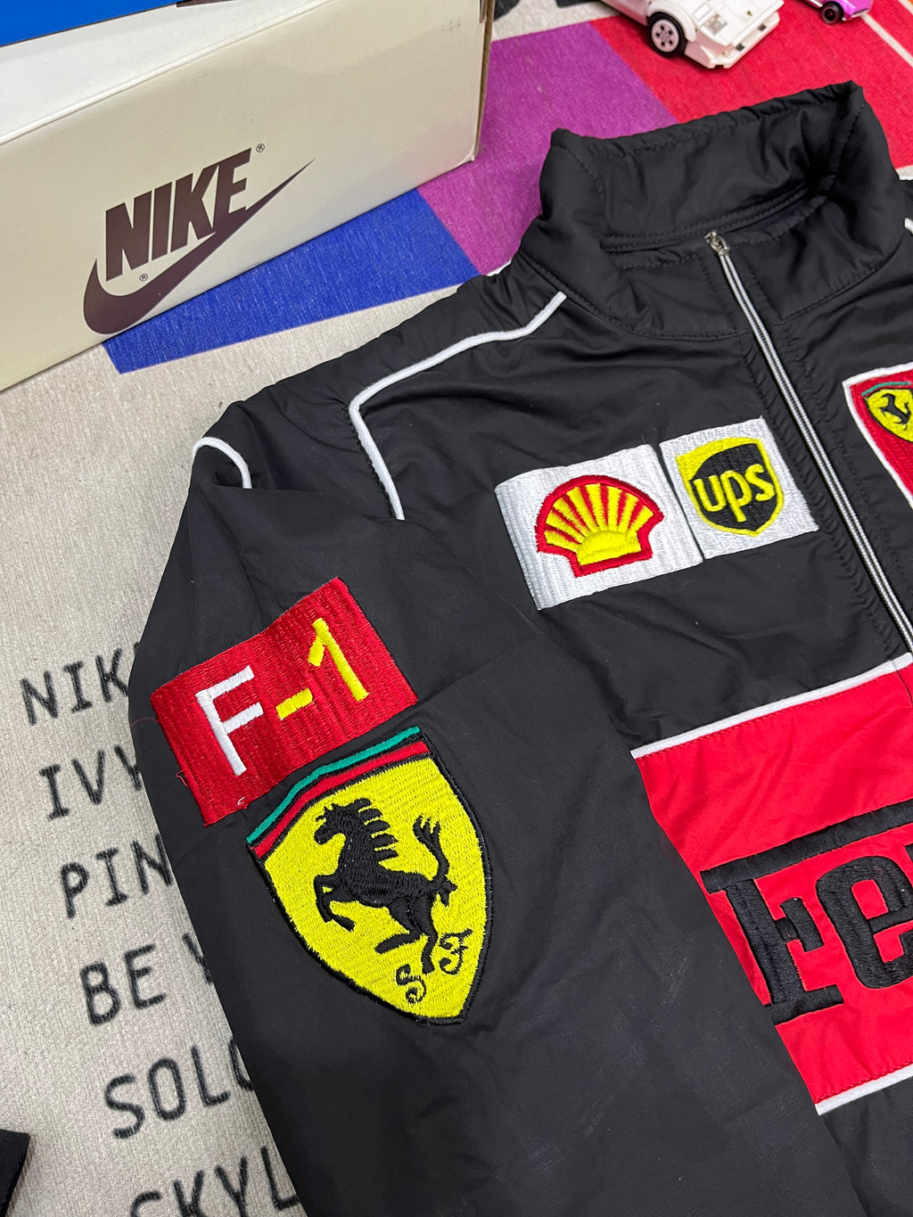 Ferrari Parachute Jacket (Embroidered)