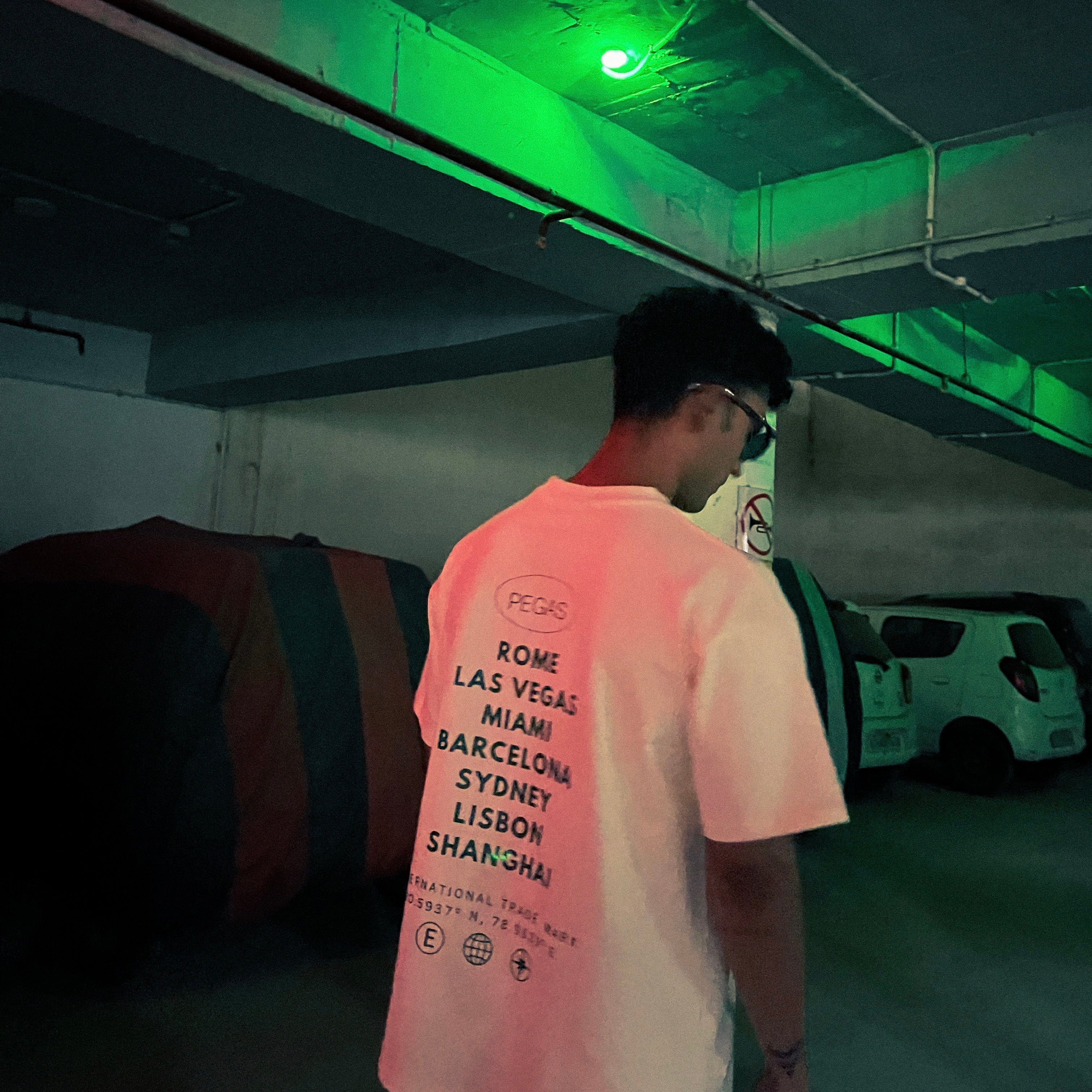 Around The World Oversized Tee