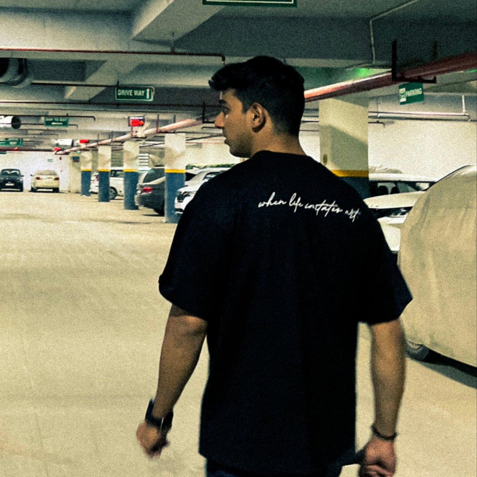 Chrysalis Canvas Oversized Tee