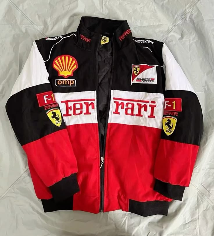 Ferrari Parachute Jacket (Embroidered)