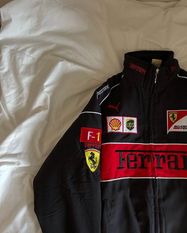 Ferrari Parachute Jacket (Embroidered)