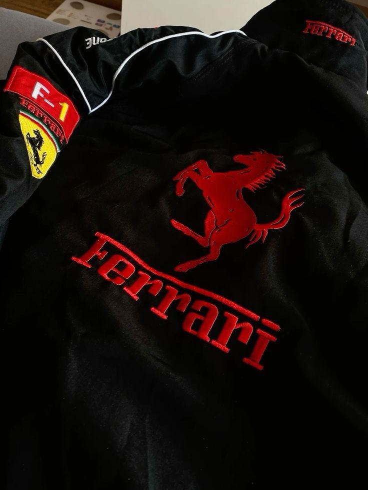 Ferrari Parachute Jacket (Embroidered)